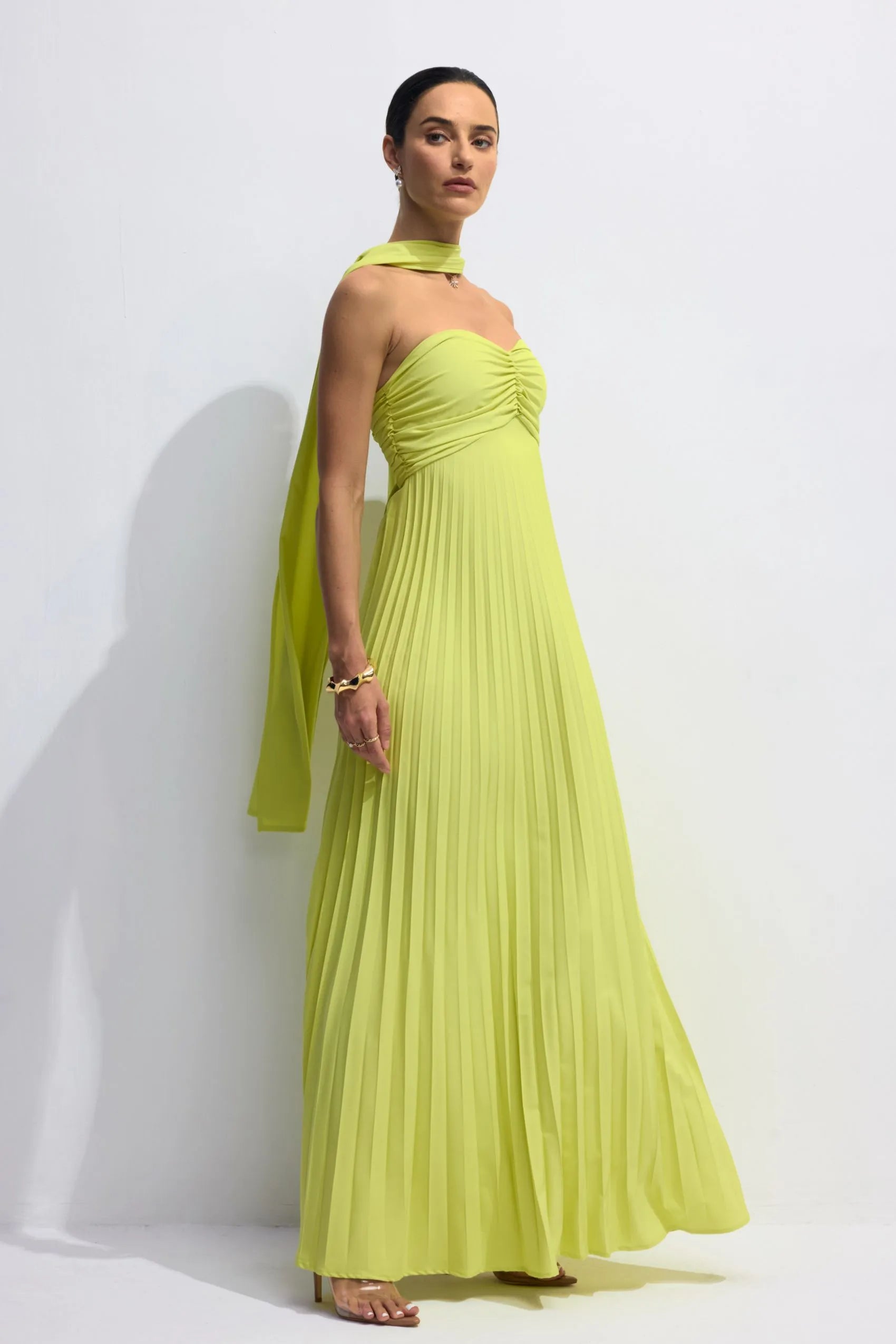 Kalina | Rozkloszowana Sukienka Maxi