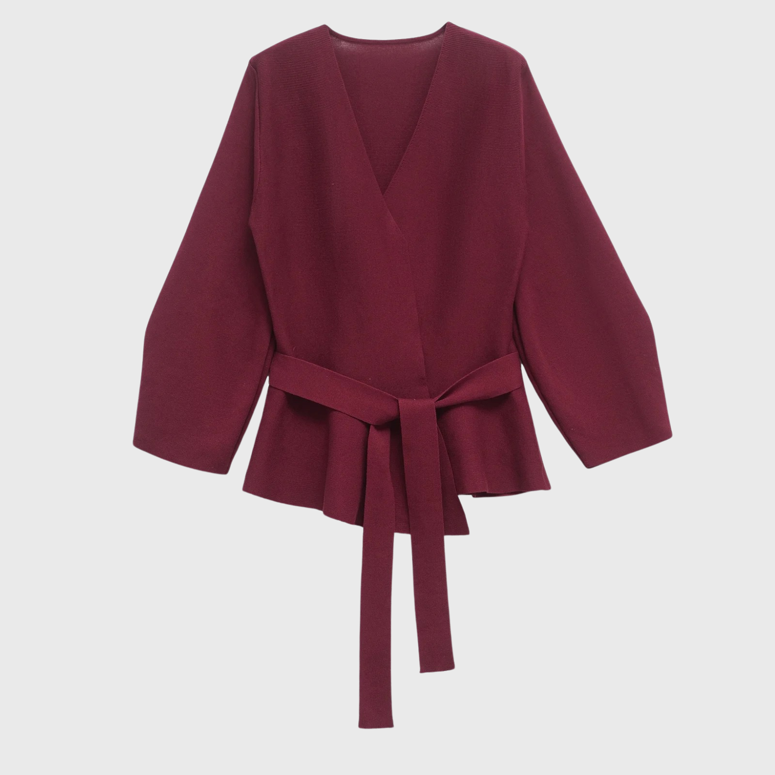 Izabele Atelier™ | Mauveowa sweter z wiązaniem