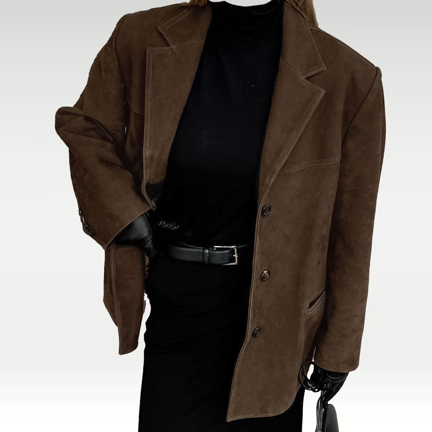 Izabele Atelier™ | Skórzana Kurtka zamszowa