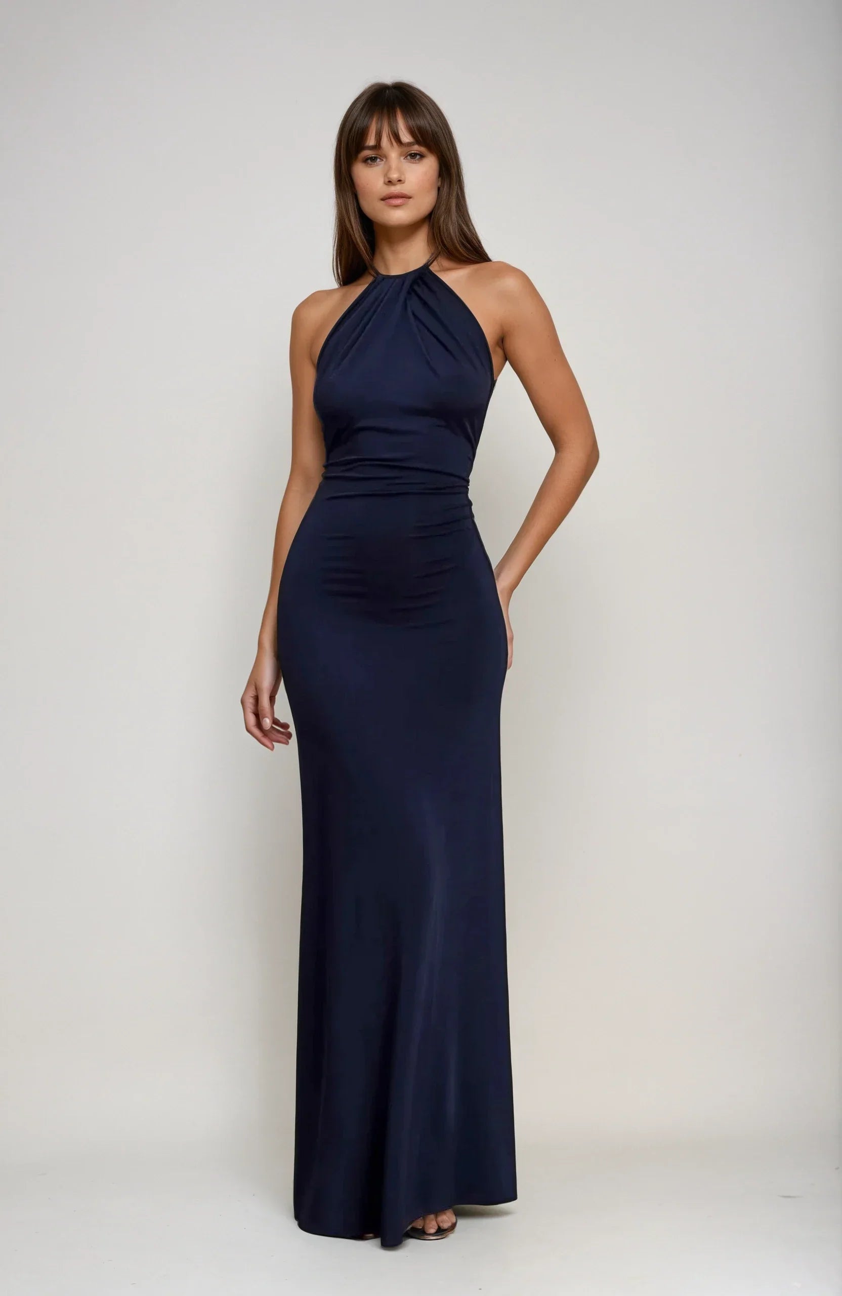 Jagoda | Sukienka Maxi Halter