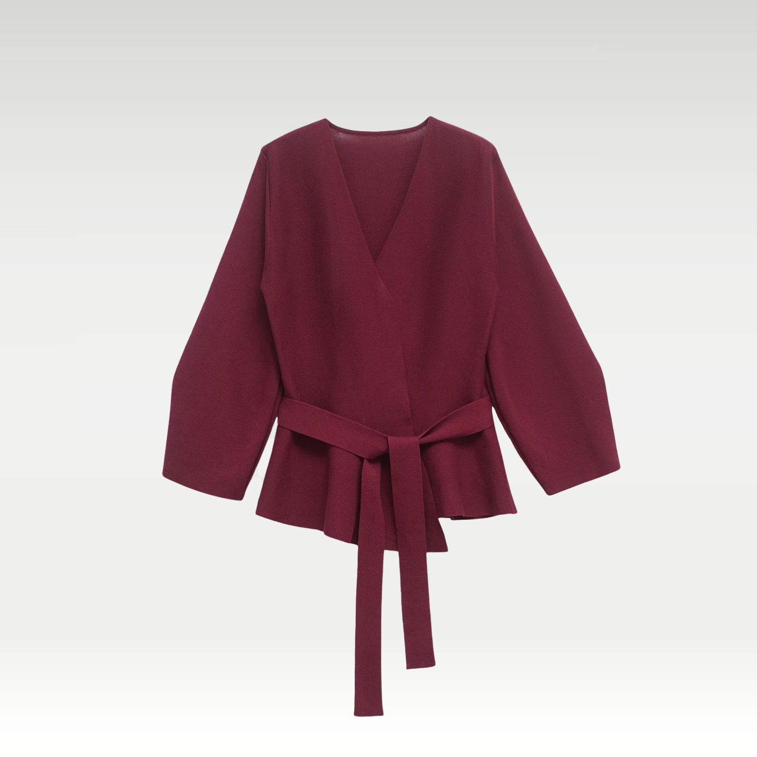 Izabele Atelier™ | Mauveowa sweter z wiązaniem