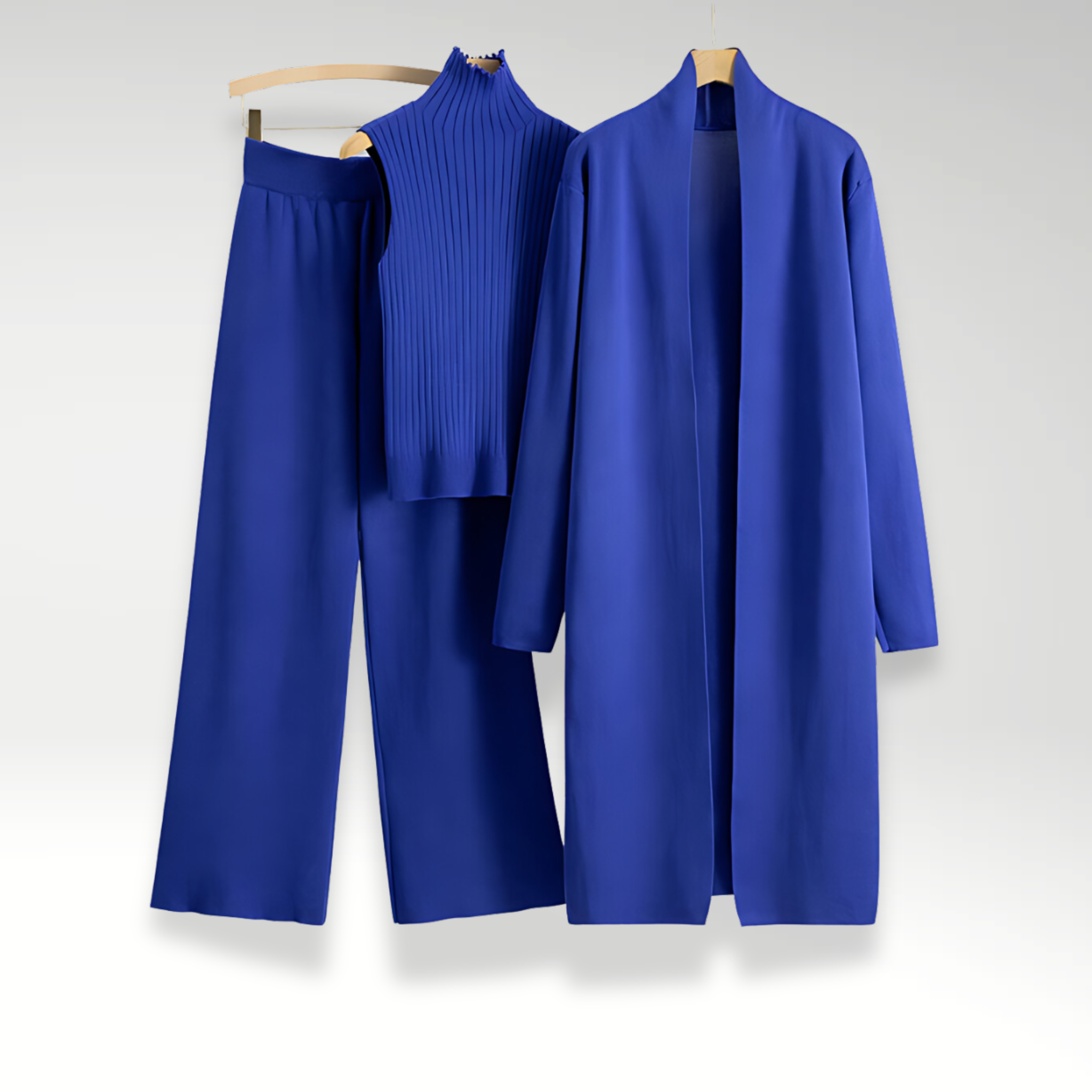 Izabele Atelier™ | Zestaw trzyczęściowy z luksusowej dzianiny