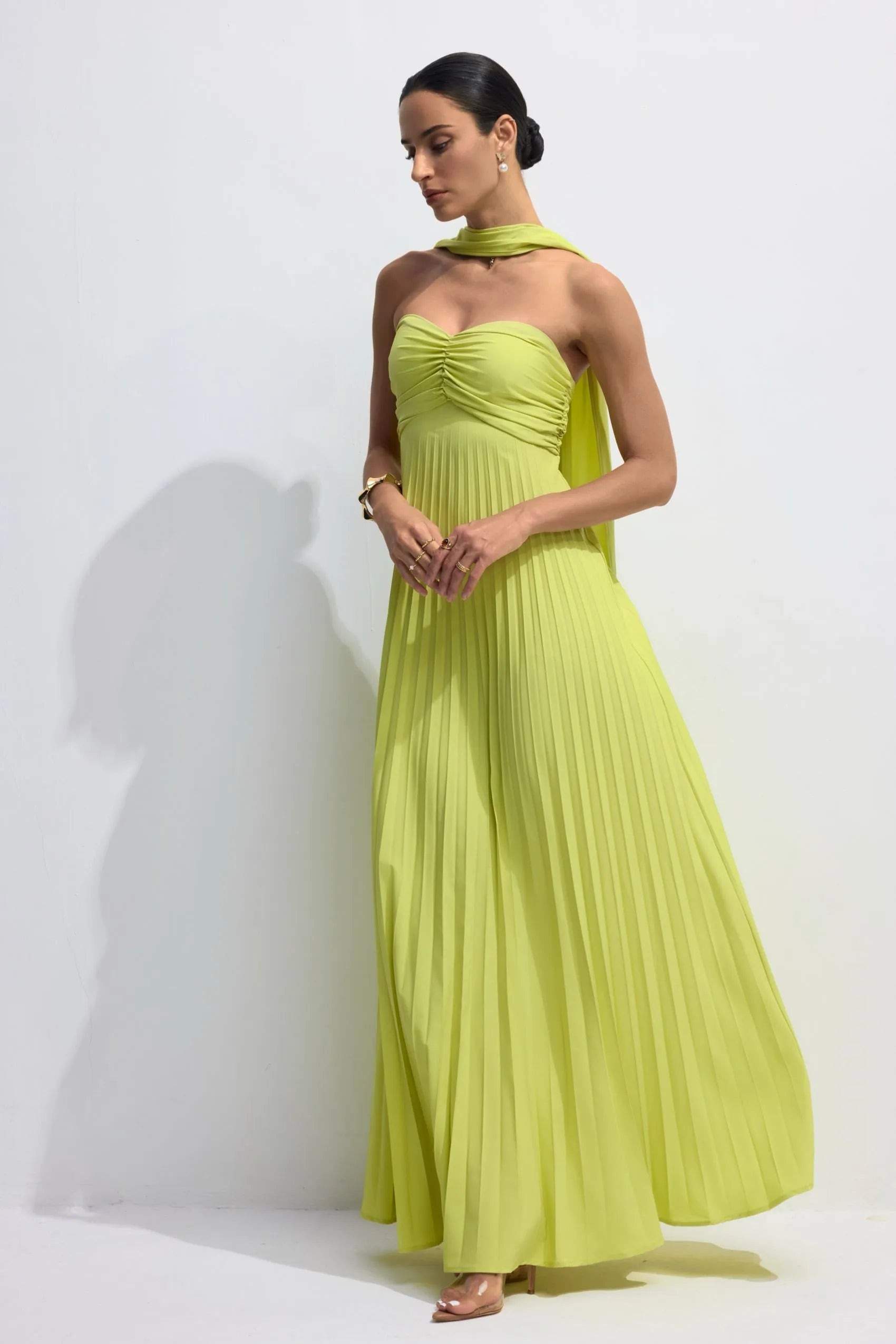 Kalina | Rozkloszowana Sukienka Maxi