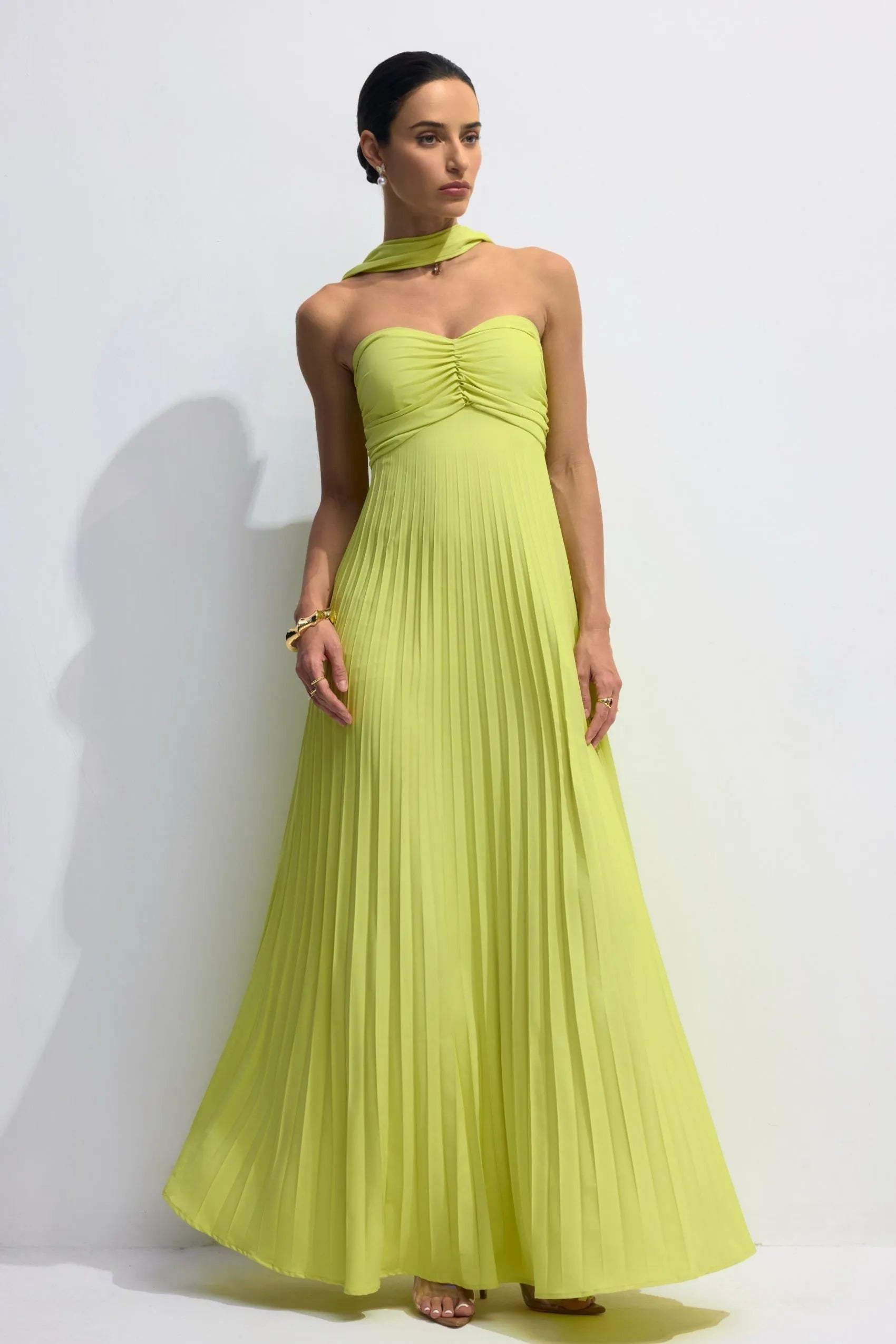 Kalina | Rozkloszowana Sukienka Maxi