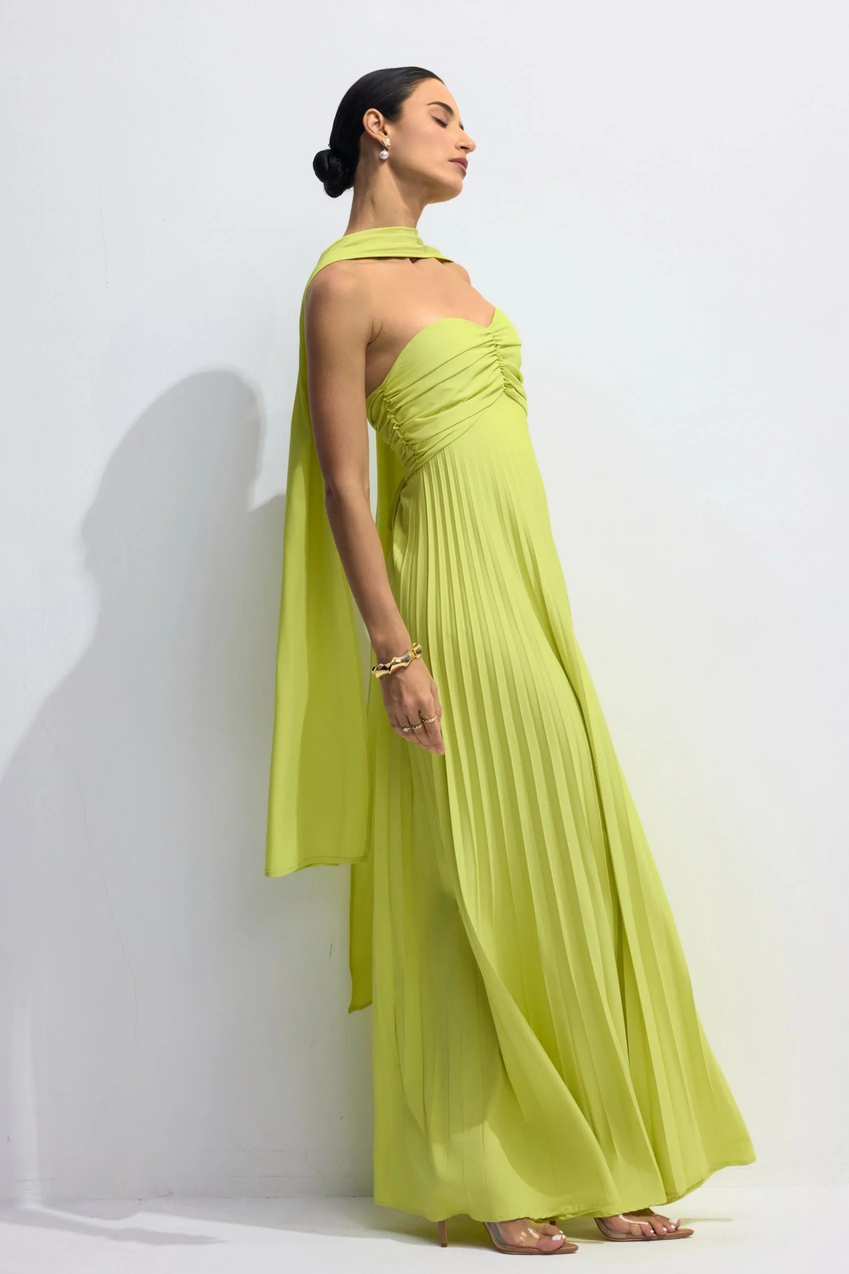 Kalina | Rozkloszowana Sukienka Maxi
