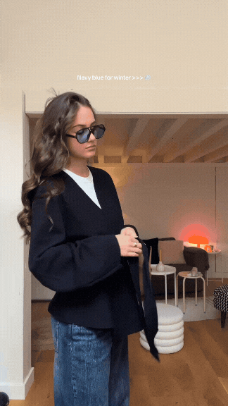 Izabele Atelier™ | Mauveowa sweter z wiązaniem