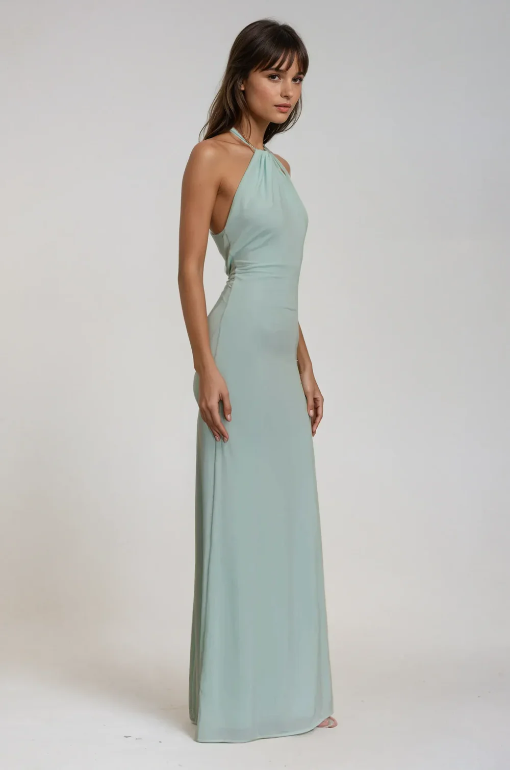 Jagoda | Sukienka Maxi Halter